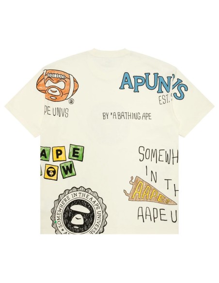 AAPE - Camiseta Multi-Logo Print