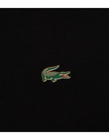 Lacoste - Camiseta Negra Hombre - Oversize Básica