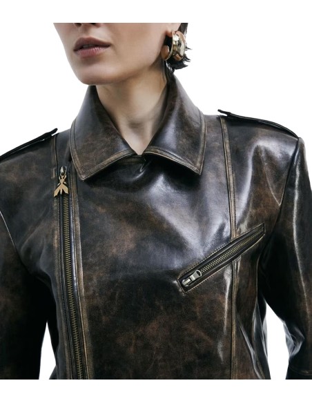 Patrizia Pepe - Cazadora Oversize de Tejido Revestido