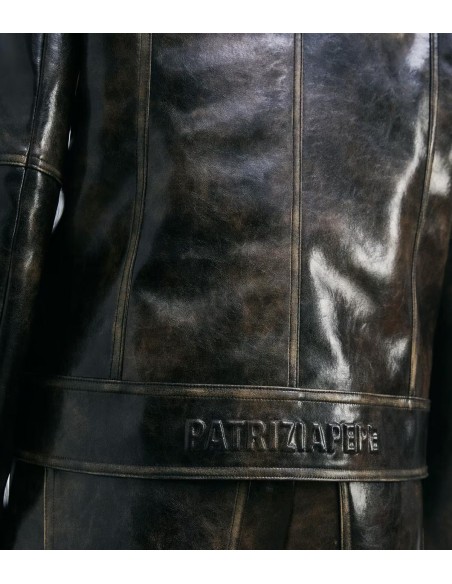 Patrizia Pepe - Cazadora Oversize de Tejido Revestido