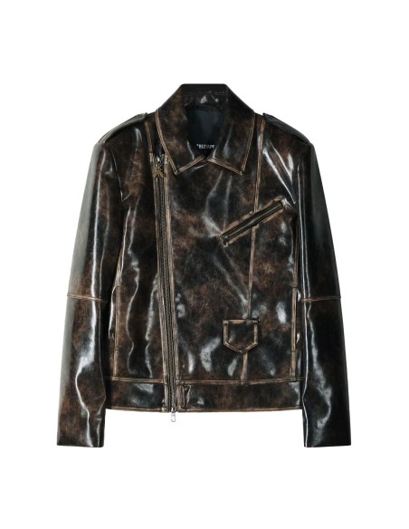 Patrizia Pepe - Cazadora Oversize de Tejido Revestido