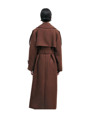 Patrizia Pepe - Abrigo Trench de Lana