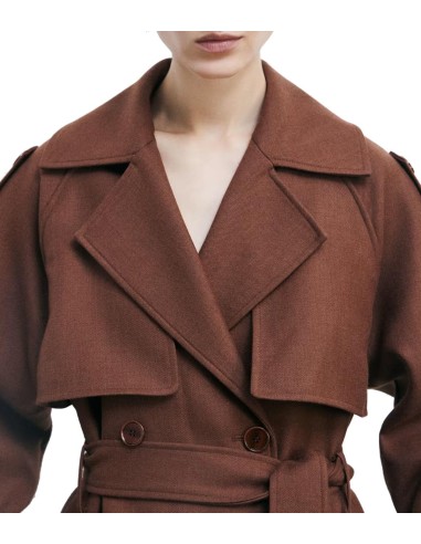 Patrizia Pepe - Abrigo Trench de Lana