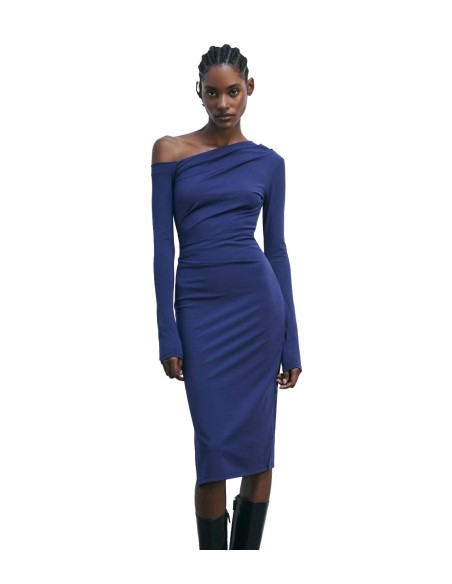 Patrizia Pepe - Vestido Tubo Midi Elástico