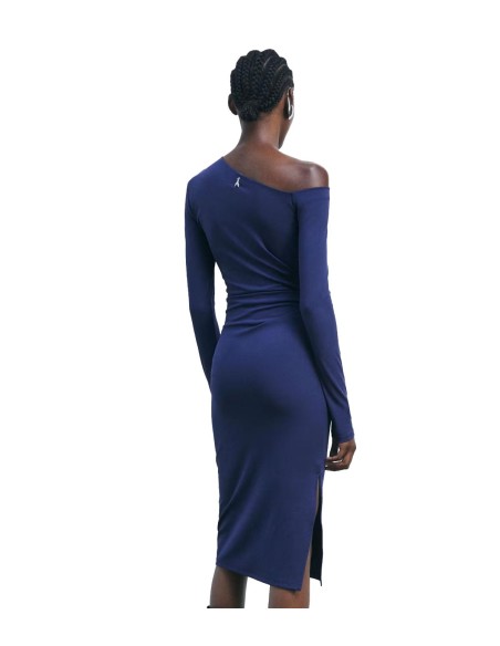 Patrizia Pepe - Vestido Tubo Midi Elástico