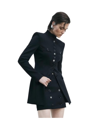 Patrizia Pepe - Minifalda Cruzada con Botones