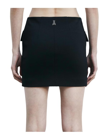 Patrizia Pepe - Minifalda Cruzada con Botones