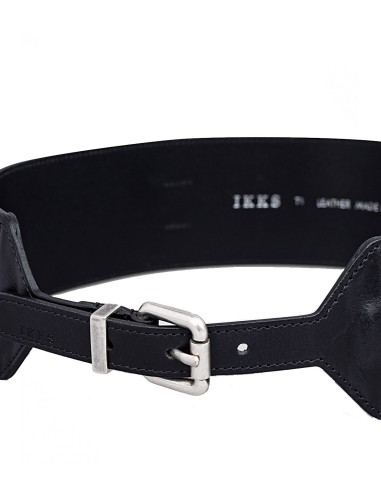 IKSS - Cinturón Mujer Negro - Ancho Trenzado