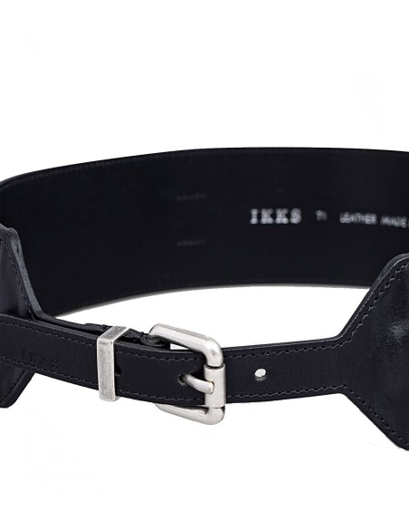 IKSS - Cinturón Mujer Negro - Ancho Trenzado