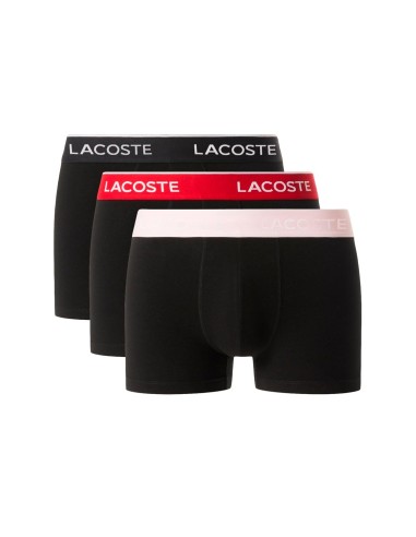 Lacoste - Bóxers Pack De 3 Con Logo