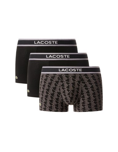 Lacoste - Bóxers Con Logo Pack De 3