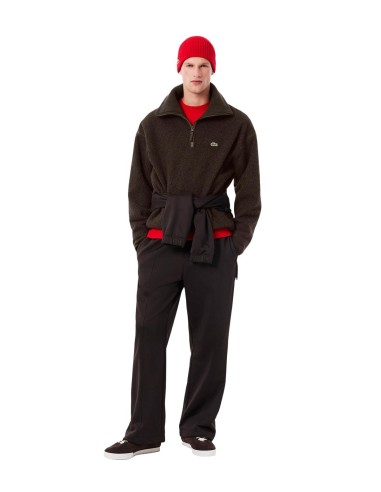 Lacoste - Sudadera Polar con Cuello Alto de Cremallera