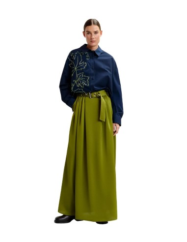 Essentiel Antwerp - Camisa Oversize de Algodón con Bordado de Cuentas