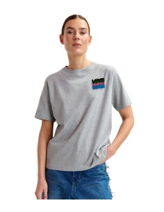 Essentiel Antwerp - Camiseta con Bordado de Lentejuelas