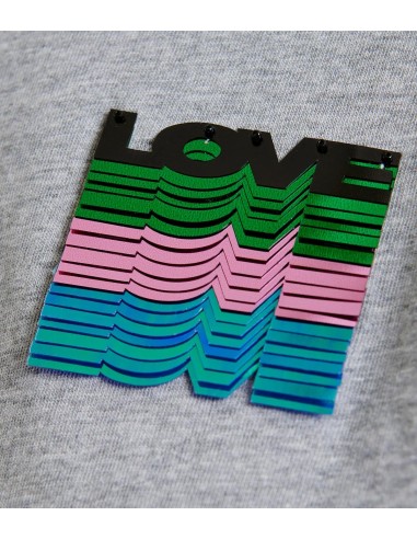 Essentiel Antwerp - Camiseta con Bordado de Lentejuelas