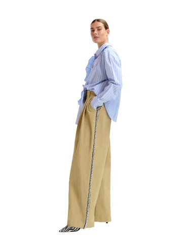 Essentiel Antwerp - Camisa a Rayas con Volante