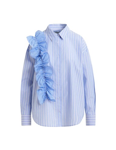 Essentiel Antwerp - Camisa a Rayas con Volante