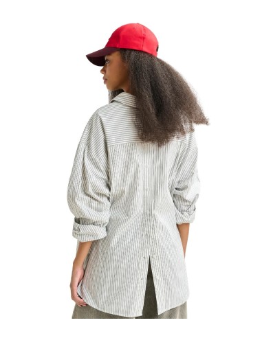 Essentiel Antwerp - Camisa de Rayas con Letra 'E' Bordada