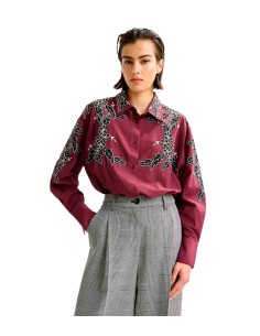 Essentiel Antwerp - Camisa De Algodón Bordada Con Adornos