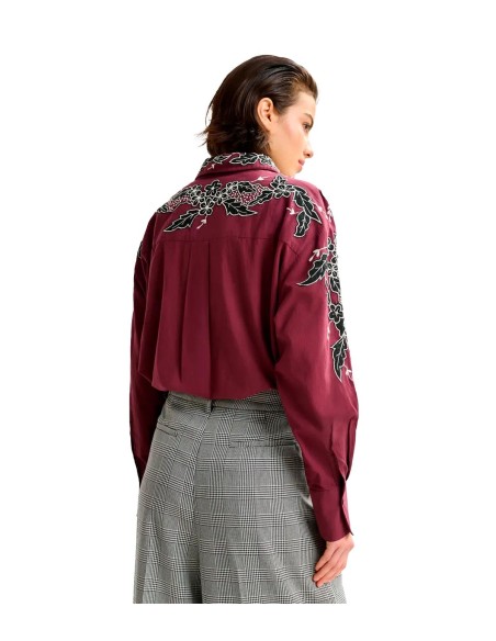 Essentiel Antwerp - Camisa De Algodón Bordada Con Adornos