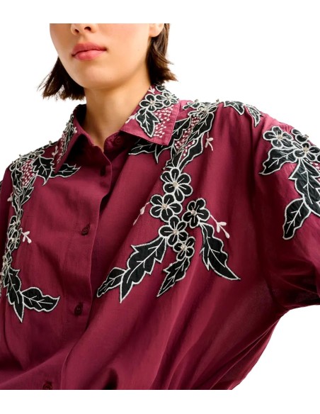 Essentiel Antwerp - Camisa De Algodón Bordada Con Adornos