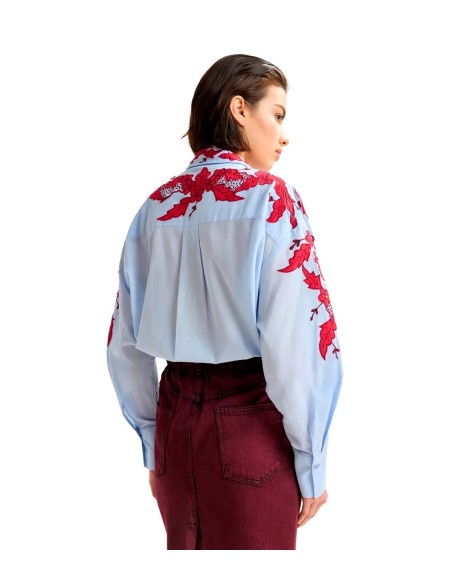 Essentiel Antwerp - Camisa De Algodón Bordada Con Adornos