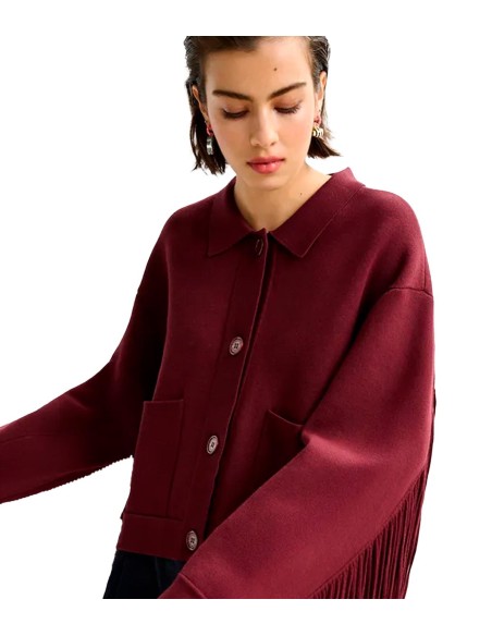 Essentiel Antwerp - Chaqueta De Punto Con Flecos