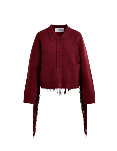 Essentiel Antwerp - Chaqueta De Punto Con Flecos