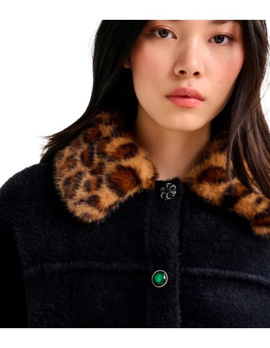 Essentiel Antwerp - Chaqueta Con Cuello De Piel Sintética