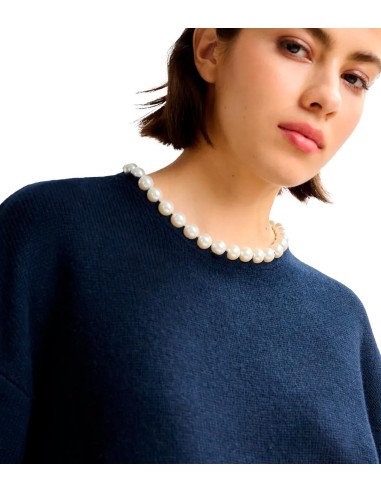 Essentiel Antwerp - Jersey De Punto Adornado Con Perlas