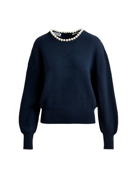 Essentiel Antwerp - Jersey De Punto Adornado Con Perlas