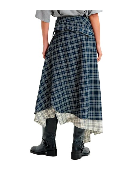 Essentiel Antwerp - Falda Drapeada Asimétrica