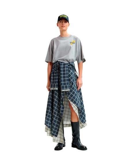 Essentiel Antwerp - Falda Drapeada Asimétrica