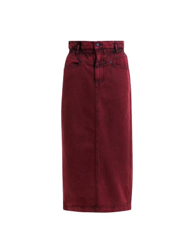 Essentiel Antwerp - Falda Vaquera De Cintura Paperbag