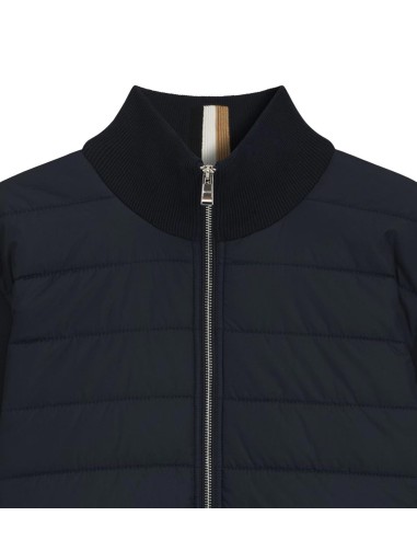 BOSS - Chaqueta de Material Mixto Acolchada