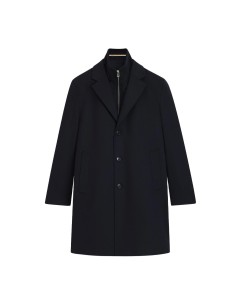 BOSS - Abrigo Regular Fit de Lana y Cachemir con Chaleco Interior Desmontable