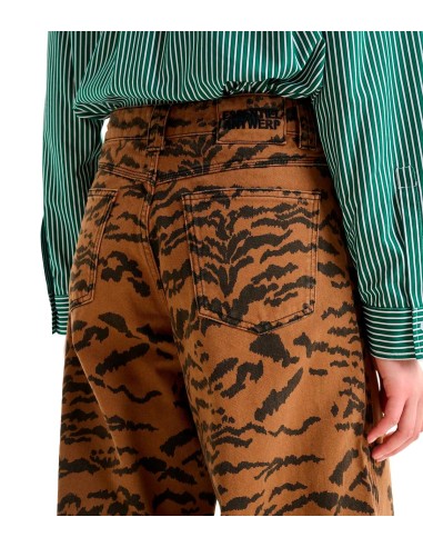 Essentiel Antwerp - Pantalón Vaquero Con Estampado Tigre