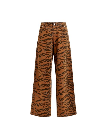 Essentiel Antwerp - Pantalón Vaquero Con Estampado Tigre