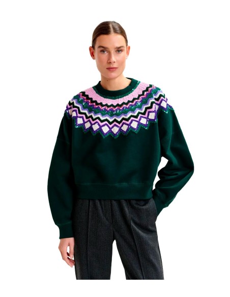 Essentiel Antwerp - Jersey Con Adornos De Lentejuelas