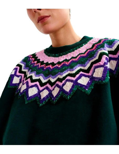 Essentiel Antwerp - Jersey Con Adornos De Lentejuelas