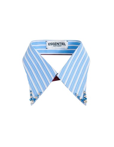 Essentiel Antwerp - Cuello De Algodón A Rayas Con Pedrería