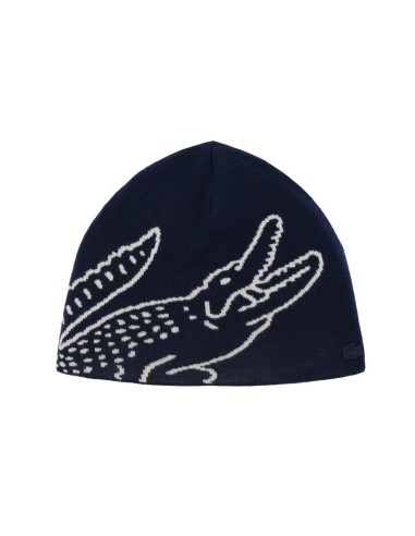 Lacoste - Gorro de Lana con Cocodrilo de Jacquard