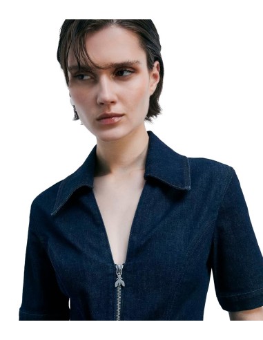 Patrizia Pepe - Mono Vaquero De Manga Corta