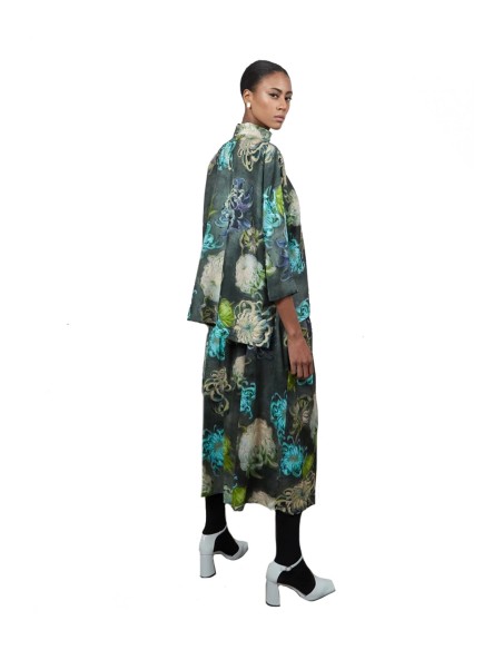 Psophia - Falda Mujer Multicolor - Seda Est