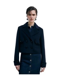 Patrizia Pepe - Chaqueta Corta En Mezcla De Lana