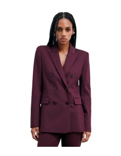 Patrizia Pepe - Chaqueta Cruzada Con Remaches Fly