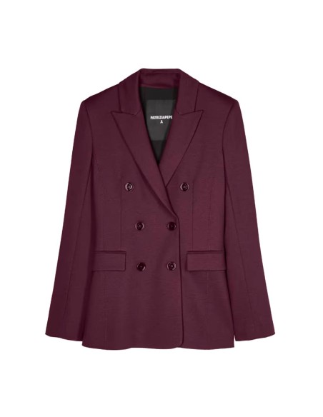 Patrizia Pepe - Chaqueta Cruzada Con Remaches Fly