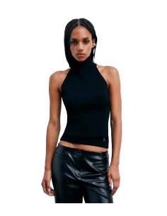 Patrizia Pepe - Top Sin Mangas De Cuello Alto