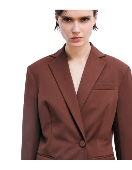 Patrizia Pepe - Chaqueta Asimétrica De Gabardina