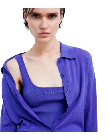 Patrizia Pepe - Top De Lana Abotonado